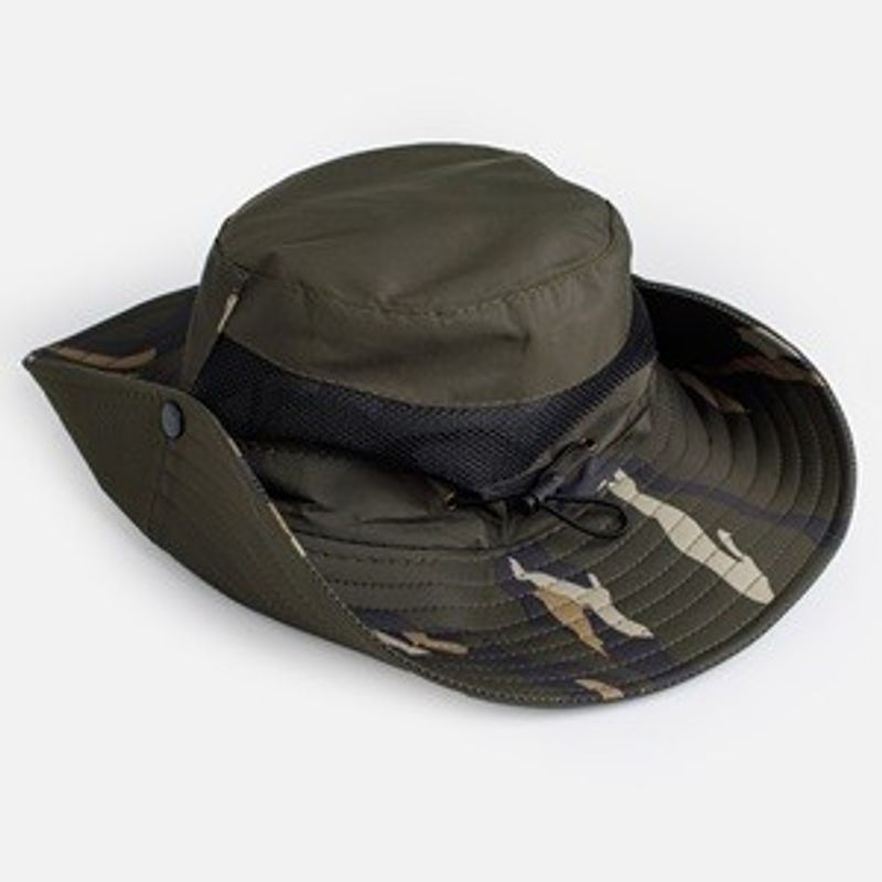 Fashion, accesorii si bijuterii - Barbati - Accesorii barbati - Caciuli si sepci barbati - Palarie Bucket Kaki pentru Barbati, Poliester, Marimea 59 - Infinity.ro