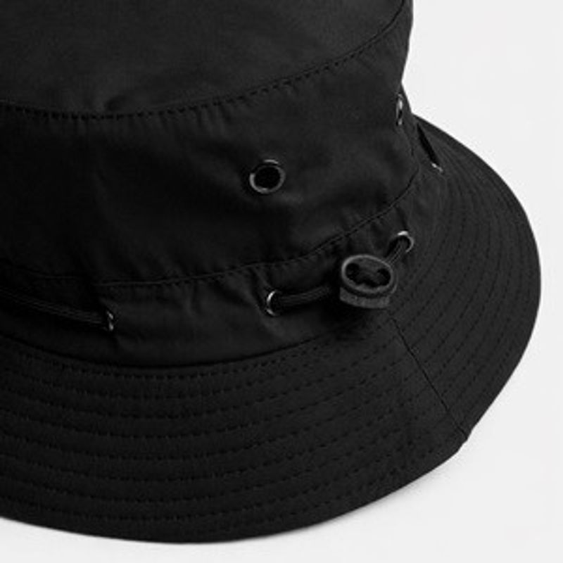 Fashion, accesorii si bijuterii - Barbati - Accesorii barbati - Caciuli si sepci barbati - Palarie Bucket Neagra pentru Barbati, Poliester, Marime 59 - Infinity.ro