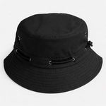 Fashion, accesorii si bijuterii - Barbati - Accesorii barbati - Caciuli si sepci barbati - Palarie Bucket Neagra pentru Barbati, Poliester, Marime 59 - Infinity.ro