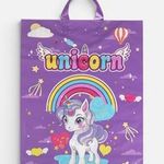 Market - Cadouri - Pungi cadou si accesorii - Punga de Cadou Unicorn Lila pentru Fete - Material Plastic - Infinity.ro