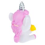 Carti si Birotica - Birotica - Accesorii de birou - Pusculite - Pusculita din Plastic cu Forma de Unicorn, 11x12x22cm, Alb - Infinity.ro