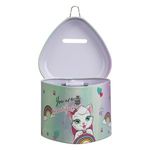 Carti si Birotica - Birotica - Accesorii de birou - Pusculite - Pusculita Metalica Inima Multicolora cu Lacat pentru Copii, 8x8x6.5cm - Infinity.ro