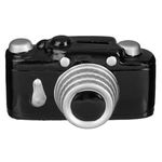 Carti si Birotica - Birotica - Accesorii de birou - Pusculite - Pusculita din Lut, Forma Aparat Foto, 16x8x8cm, Neagra - Infinity.ro