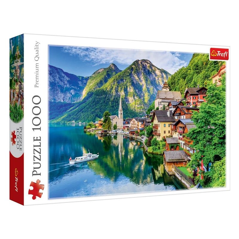 Jucarii, Copii si Bebe - Jucarii si jocuri - Jocuri si puzzle - Puzzle - Puzzle 1000 de piese, Orasul Hallstatt, Austria, Multicolor - Infinity.ro