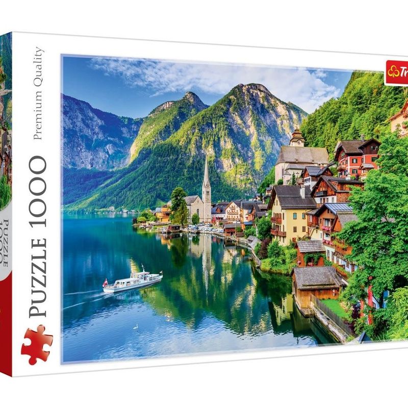 Jucarii, Copii si Bebe - Jucarii si jocuri - Jocuri si puzzle - Puzzle - Puzzle 1000 de piese, Orasul Hallstatt, Austria, Multicolor - Infinity.ro
