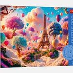 Jucarii, Copii si Bebe - Jucarii si jocuri - Jocuri si puzzle - Puzzle - Puzzle 200 Piese, Turnul Eiffel cu Baloane de Aer Cald, Multicolor, Carton - Infinity.ro