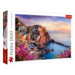 Jucarii, Copii si Bebe - Jucarii si jocuri - Jocuri si puzzle - Puzzle - Puzzle 1500 de piese, Satul Manarola din Cinque Terre, Multicolor - Infinity.ro