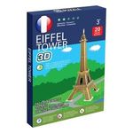 Jucarii, Copii si Bebe - Jucarii si jocuri - Jocuri si puzzle - Puzzle - Puzzle 3D Turnul Eiffel, 20 piese, Auriu - Infinity.ro
