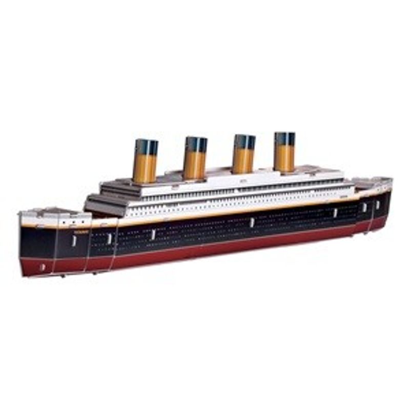 Jucarii, Copii si Bebe - Jucarii si jocuri - Jocuri si puzzle - Puzzle - Puzzle 3D Titanic, 35 piese, Carton, Negru - Infinity.ro