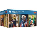 Jucarii, Copii si Bebe - Jucarii si jocuri - Jocuri si puzzle - Puzzle - Puzzle 6 Art Works, 6000 de piese, cu Poster, Multicolor - Infinity.ro