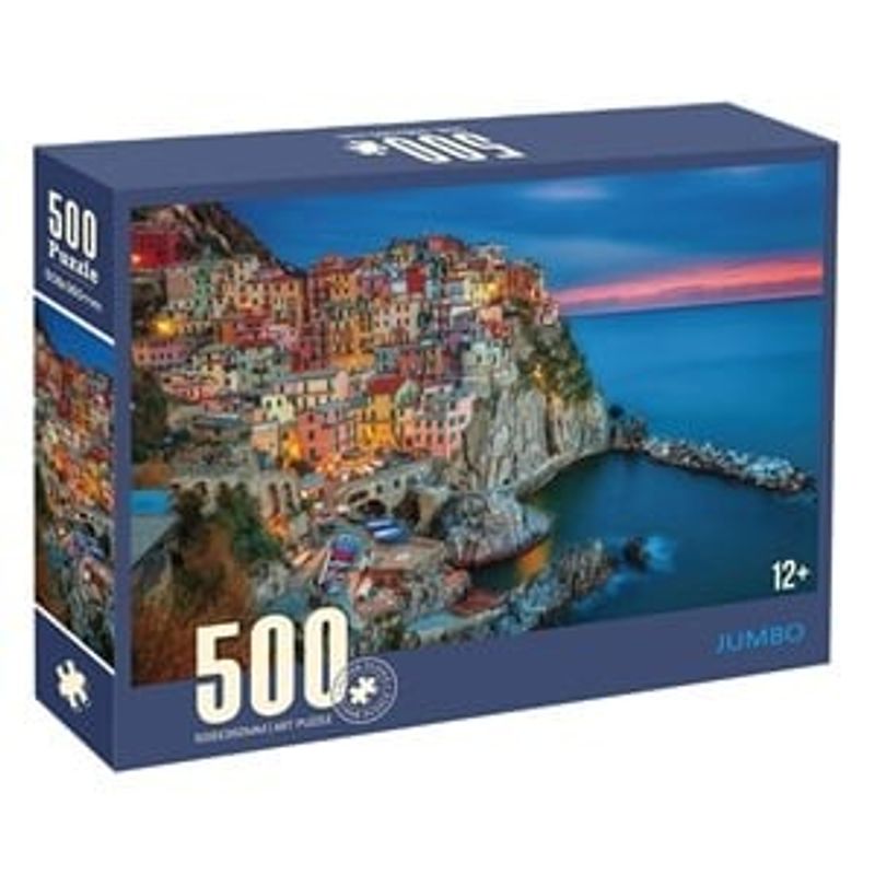 Jucarii, Copii si Bebe - Jucarii si jocuri - Jocuri si puzzle - Puzzle - Puzzle 500 piese, Manarola Cinque Terre, Multicolor, 50x70 cm - Infinity.ro