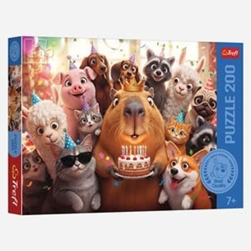 Jucarii, Copii si Bebe - Jucarii si jocuri - Jocuri si puzzle - Puzzle - Puzzle Capybara Multicolor pentru Copii (200 de Piese) - Infinity.ro