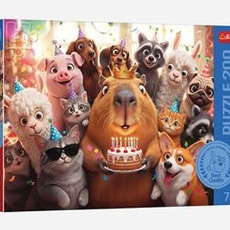 Jucarii, Copii si Bebe - Jucarii si jocuri - Jocuri si puzzle - Puzzle - Puzzle Capybara Multicolor pentru Copii (200 de Piese) - Infinity.ro