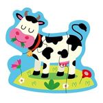 Jucarii, Copii si Bebe - Jucarii si jocuri - Jocuri si puzzle - Puzzle - Puzzle Bebe cu 4 Animale de la Ferma, 16 piese mari, Multicolor - Infinity.ro