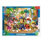 Jucarii, Copii si Bebe - Jucarii si jocuri - Jocuri si puzzle - Puzzle - Puzzle cu 25 de piese, Paw Patrol in Jungla, Multicolor, 4+ ani - Infinity.ro