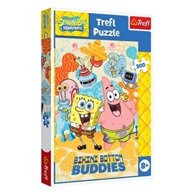 Jucarii, Copii si Bebe - Jucarii si jocuri - Jocuri si puzzle - Puzzle - Puzzle cu 300 de piese, Sponge Bob, Multicolor, 8+ ani - Infinity.ro