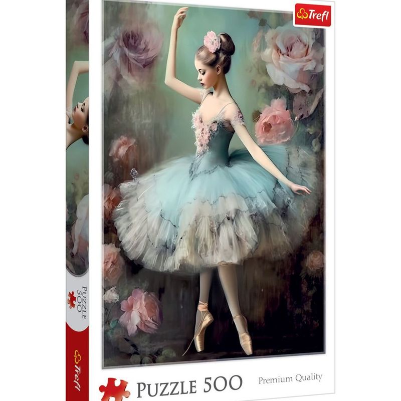 Jucarii, Copii si Bebe - Jucarii si jocuri - Jocuri si puzzle - Puzzle - Puzzle cu Balerina Vintage, 500 de piese, Multicolor - Infinity.ro