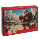 Jucarii, Copii si Bebe - Jucarii si jocuri - Jocuri si puzzle - Puzzle - Puzzle cu Mos Craciun in Oras Nins, 500 piese - Infinity.ro
