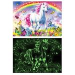 Jucarii, Copii si Bebe - Jucarii si jocuri - Jocuri si puzzle - Puzzle - Puzzle cu inorog fluorescent, 500 piese, multicolor - Infinity.ro