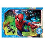 Jucarii, Copii si Bebe - Jucarii si jocuri - Jocuri si puzzle - Puzzle - Puzzle cu Spiderman si Eroi, 200 de Piese, Multicolor - Infinity.ro