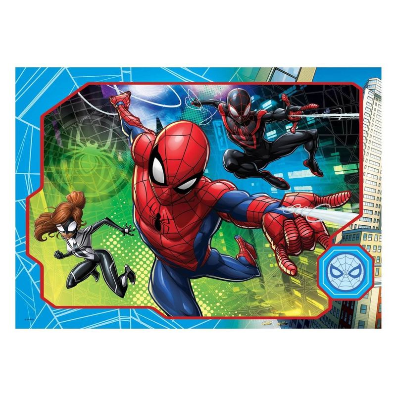 Jucarii, Copii si Bebe - Jucarii si jocuri - Jocuri si puzzle - Puzzle - Puzzle cu Spiderman si Eroi, 200 de Piese, Multicolor - Infinity.ro