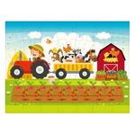 Jucarii, Copii si Bebe - Jucarii si jocuri - Jocuri si puzzle - Puzzle - Puzzle Ferma cu Animale si Tractor, 35 Piese Jumbo, Multicolor - Infinity.ro