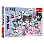 Jucarii, Copii si Bebe - Jucarii si jocuri - Jocuri si puzzle - Puzzle - Puzzle Kuromi, 200 de piese, Mediu, Multicolor - Infinity.ro