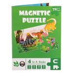 Jucarii, Copii si Bebe - Jucarii si jocuri - Jocuri si puzzle - Puzzle - Puzzle Magnetic cu 4 Imagini Dinozauri, 72 Piese, 3+ - Infinity.ro