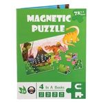 Jucarii, Copii si Bebe - Jucarii si jocuri - Jocuri si puzzle - Puzzle - Puzzle Magnetic cu 4 Imagini Dinozauri, 72 Piese, 3+ - Infinity.ro