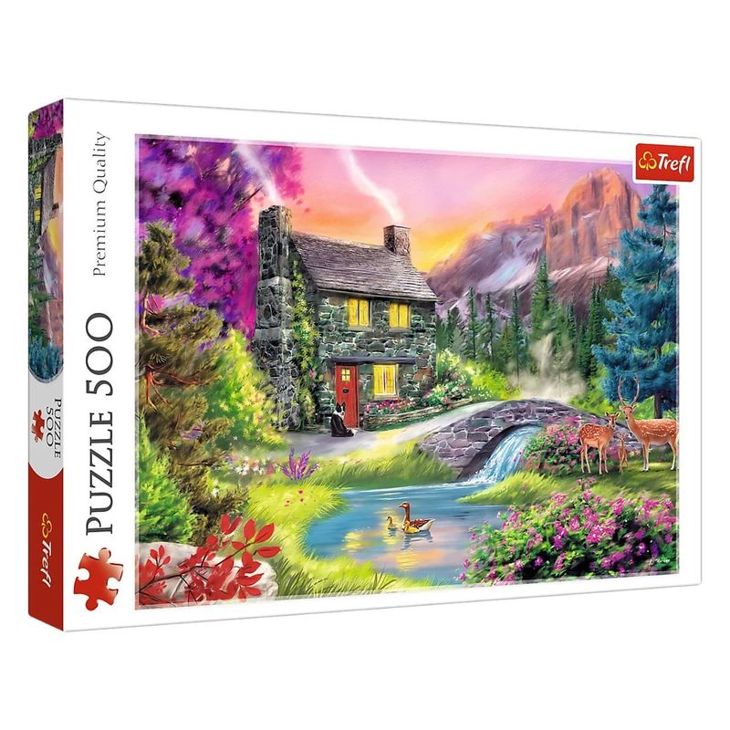 Jucarii, Copii si Bebe - Jucarii si jocuri - Jocuri si puzzle - Puzzle - Puzzle Peisaj Idilic, 500 de piese, Multicolor - Infinity.ro