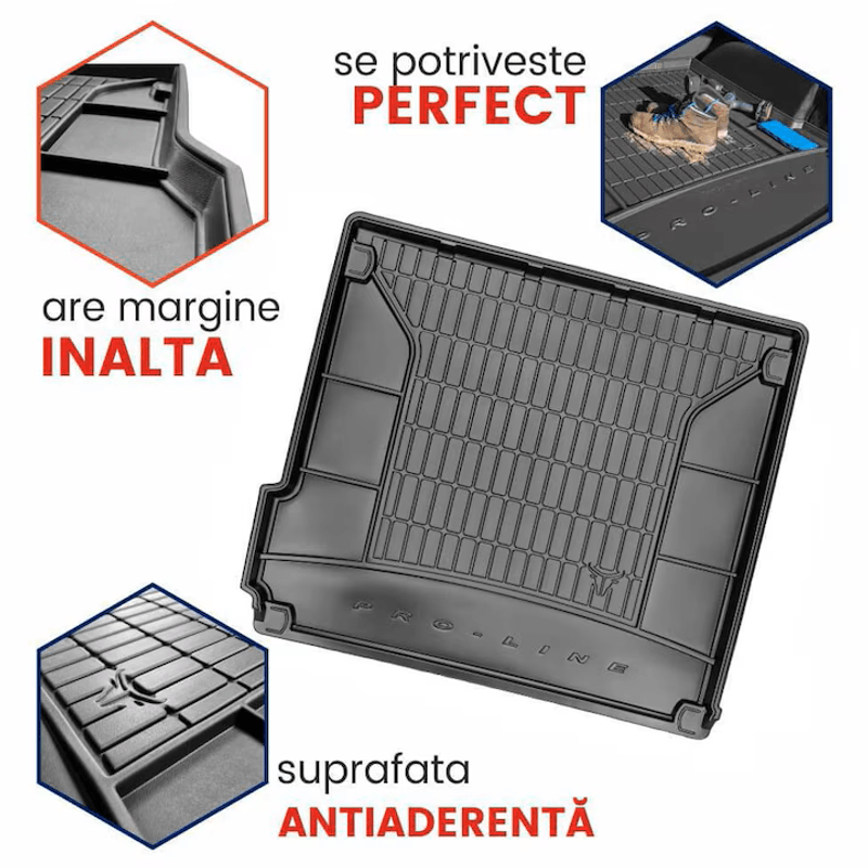 Auto si Moto - Intretinere auto - Covorase auto - Tavita portbagaj PREMIUM Volkswagen Passat B8 caroserie sedan fabricatie 2015 - prezent - Infinity.ro
