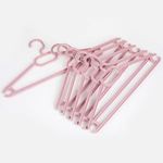 Casa si Gradina - Mobilier - Organizare si depozitare - Umerase si valeti - Umerase din Plastic, 6 buc, 41x21cm, Roz - Infinity.ro
