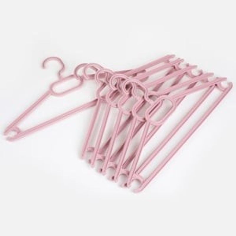 Casa si Gradina - Mobilier - Organizare si depozitare - Umerase si valeti - Umerase din Plastic, 6 buc, 41x21cm, Roz - Infinity.ro