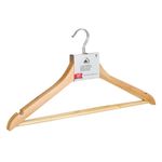 Casa si Gradina - Mobilier - Organizare si depozitare - Umerase si valeti - Umerase din lemn natural, set de 2 buc, 44.5 cm - Infinity.ro