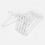 Casa si Gradina - Mobilier - Organizare si depozitare - Umerase si valeti - Umerase din Plastic, 41x21cm, 6 buc, Albe - Infinity.ro
