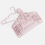 Casa si Gradina - Mobilier - Organizare si depozitare - Umerase si valeti - Umerase din Plastic, Set 10 buc, 39x19,5cm, Roz - Infinity.ro