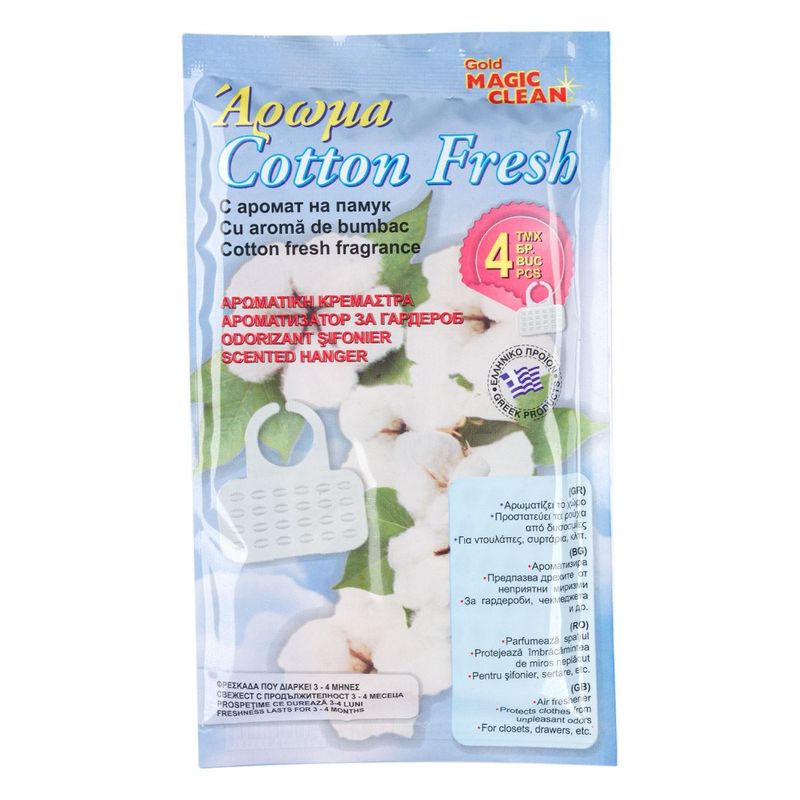 Casa si Gradina - Mobilier - Organizare si depozitare - Umerase si valeti - Umerase odorizante, 4 buc, aroma Cotton Fresh - Infinity.ro
