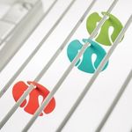 Market - Spalare si intretinere rufe - Uscatoare de rufe si accesorii - Uscator de rufe mare din plastic alb cu 4 cleme pentru sosete - Infinity.ro