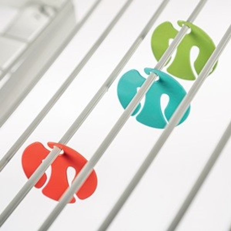 Market - Spalare si intretinere rufe - Uscatoare de rufe si accesorii - Uscator de rufe mare din plastic alb cu 4 cleme pentru sosete - Infinity.ro