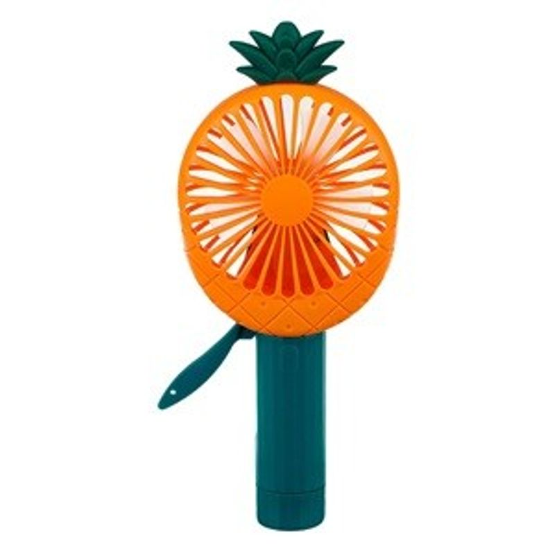 Electronice si Electrocasnice - Climatizare si sisteme de incalzire - Aparate racire aer - Ventilatoare - Ventilator portabil pentru copii, design ananas, 22 cm, albastru - Infinity.ro