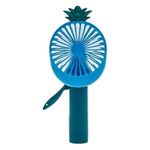 Electronice si Electrocasnice - Climatizare si sisteme de incalzire - Aparate racire aer - Ventilatoare - Ventilator portabil pentru copii, design ananas, 22 cm, albastru - Infinity.ro