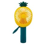 Electronice si Electrocasnice - Climatizare si sisteme de incalzire - Aparate racire aer - Ventilatoare - Ventilator portabil pentru copii, design ananas, 22 cm, albastru - Infinity.ro
