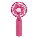 Electronice si Electrocasnice - Climatizare si sisteme de incalzire - Aparate racire aer - Ventilatoare - Ventilator Mini Reincarcabil cu USB, Roz, 19 cm - Infinity.ro