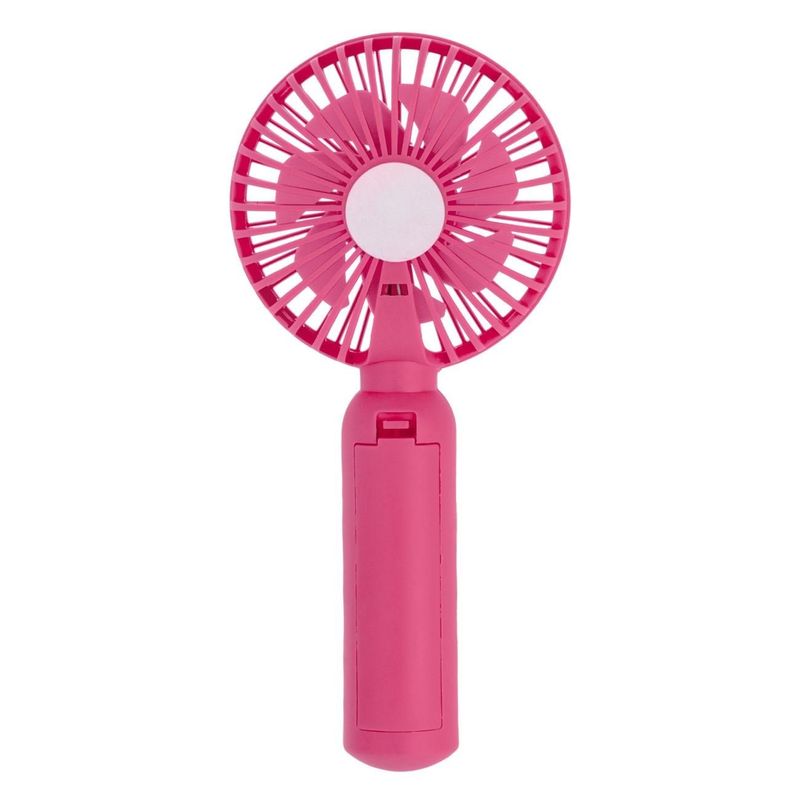 Electronice si Electrocasnice - Climatizare si sisteme de incalzire - Aparate racire aer - Ventilatoare - Ventilator Mini Reincarcabil cu USB, Roz, 19 cm - Infinity.ro