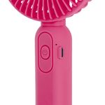 Electronice si Electrocasnice - Climatizare si sisteme de incalzire - Aparate racire aer - Ventilatoare - Ventilator Mini Reincarcabil cu USB, Roz, 19 cm - Infinity.ro