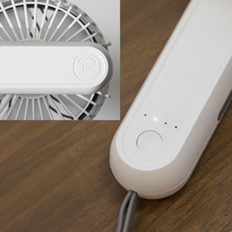 Electronice si Electrocasnice - Climatizare si sisteme de incalzire - Aparate racire aer - Ventilatoare - Ventilator portabil pliabil, alb, USB, 21 cm, 3 trepte de viteza - Infinity.ro