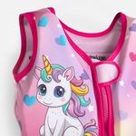Jucarii, Copii si Bebe - Jucarii si jocuri - Jucarii de exterior - Colaci, ochelari si accesorii inot copii - Vesta de inot din spuma cu protectie solara UPF50+, pentru copii 1-3 ani (11-19 kg), Roz - Infinity.ro