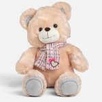 Jucarii, Copii si Bebe - Jucarii si jocuri - Jucarii de plus - URS BEJ 40CM FULAR ROZ GL - Infinity.ro