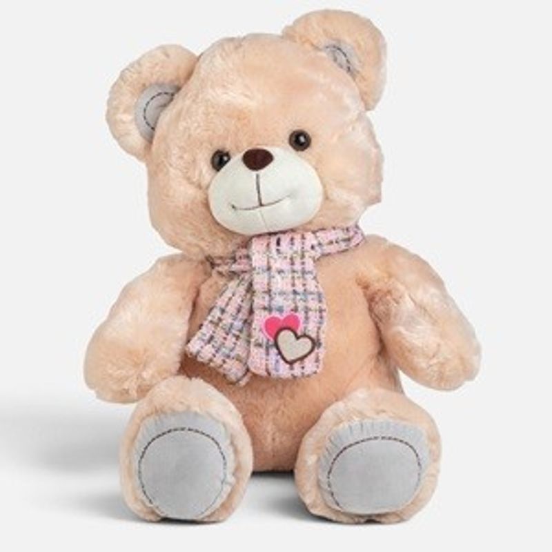 Jucarii, Copii si Bebe - Jucarii si jocuri - Jucarii de plus - URS BEJ 40CM FULAR ROZ GL - Infinity.ro