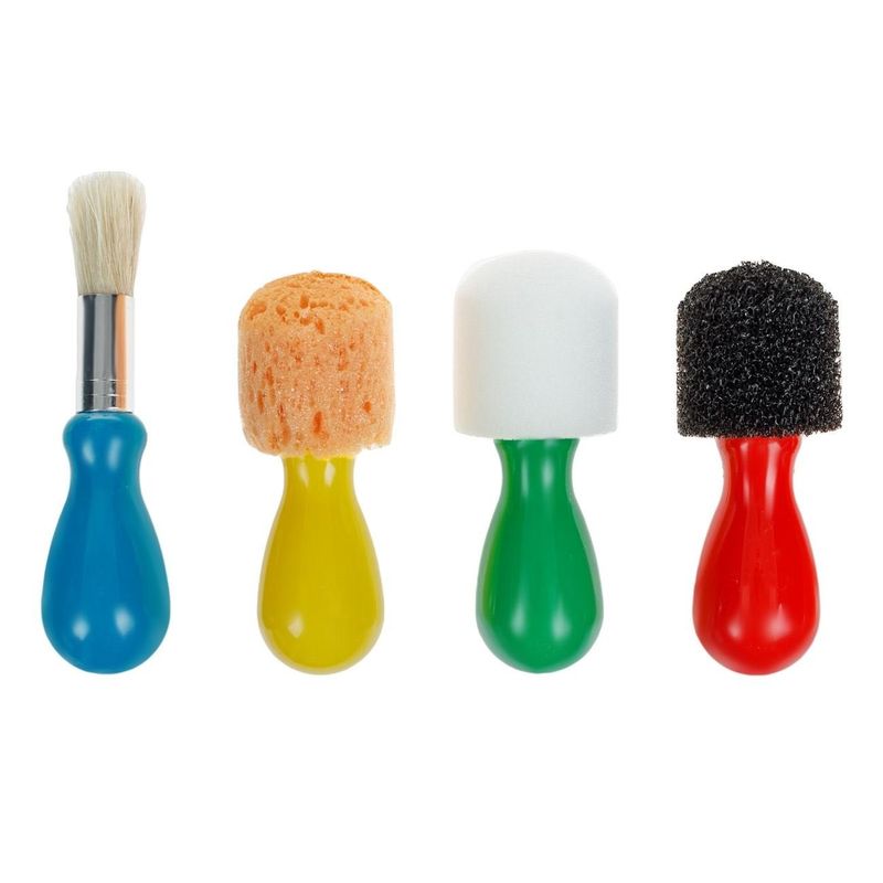 Jucarii, Copii si Bebe - Jucarii si jocuri - Jucarii & jocuri educative - Seturi pictura si desen - Set Pensule Pictura pentru Copii, 5 buc, Multicolor - Infinity.ro